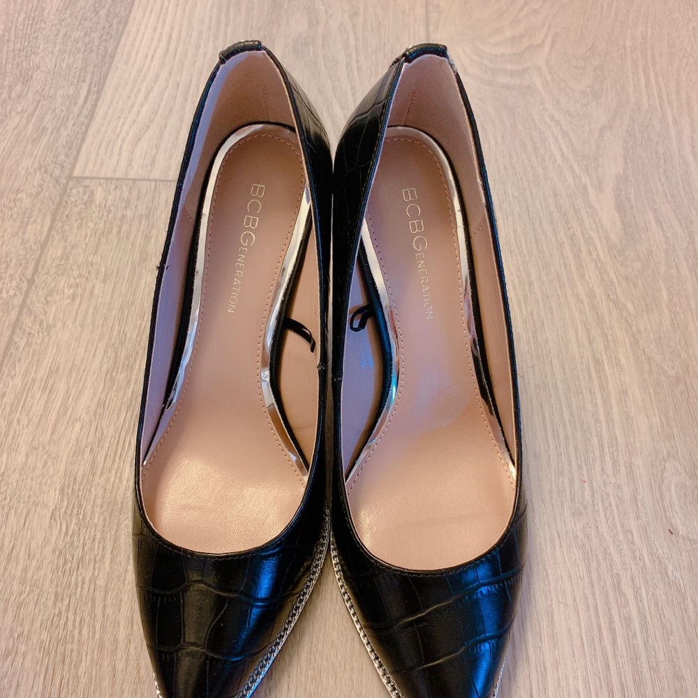 BCBG black heels